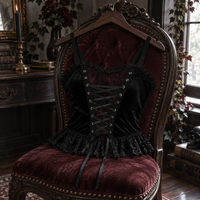 Black Gothic Corset Style Top