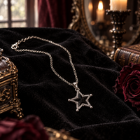 Gothic Star Pendant Necklace
